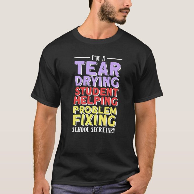 T-shirt Secrétaire de l'école (Devant)