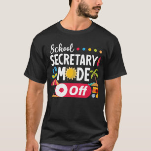 T-shirt Secrétaire de l'école Mode Hors de l'école de Dern
