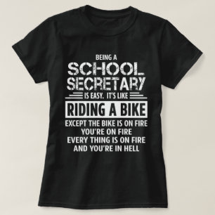 T-shirt Secrétaire d'école