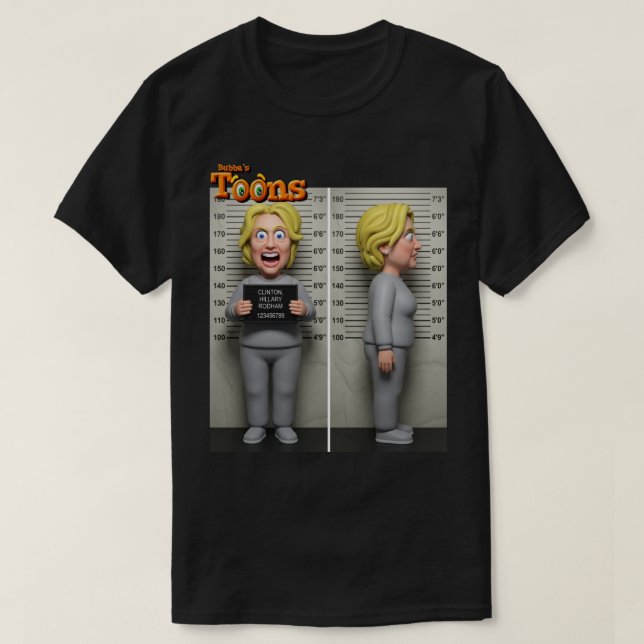T-SHIRT SECRETAIRE D'ETAT HILLARY CLINTON (Design devant)