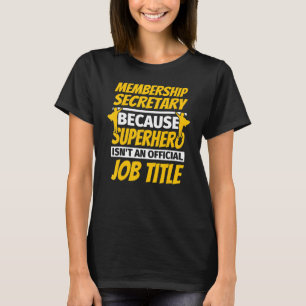 T-shirt Secrétaire d'Humour