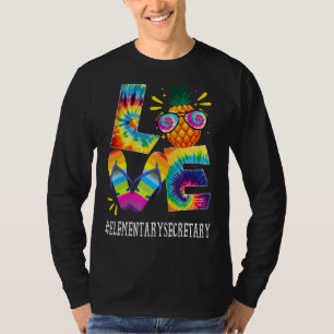 T-shirt Secrétaire élémentaire Love Pineappé Été hors de l
