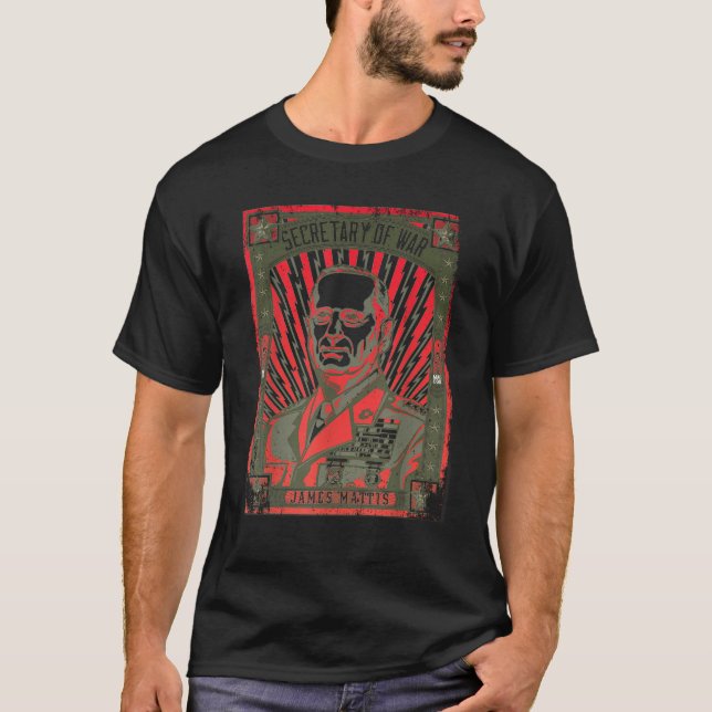 T-shirt Secrétaire général de l'infraction Mattis Funny Ts (Devant)
