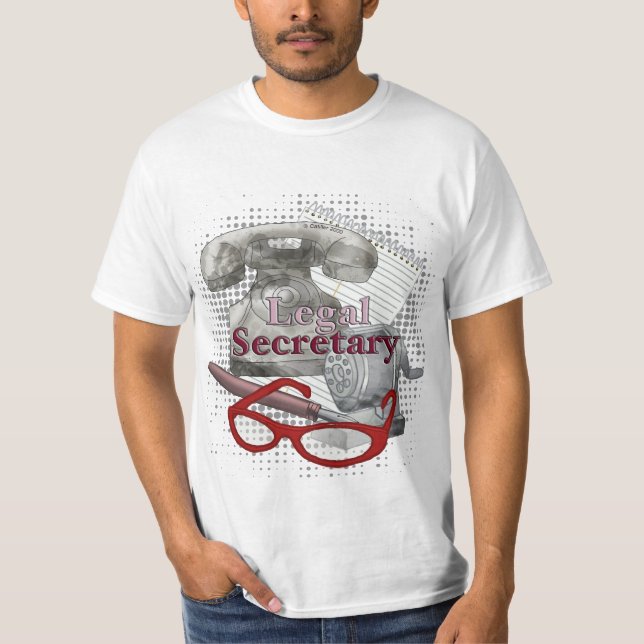 T-shirt Secrétaire juridique (Devant)