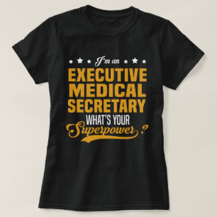 T-shirt Secrétaire Médicale exécutif