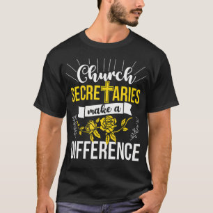 T-shirt Secrétaires d'église Meilleure secrétaire d'église