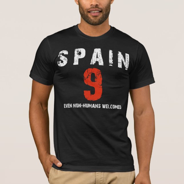T-shirt Secteur 9 de l'Espagne (Devant)