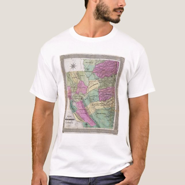 T-shirt Secteur d'extraction de la Californie (Devant)