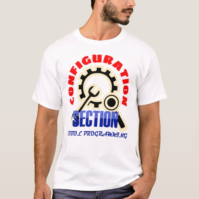 T-shirt Section Configuration dans Programmation Cobol (Devant)