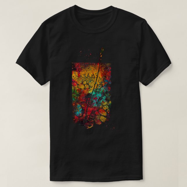 T-shirt Section de peau enrichie (Design devant)