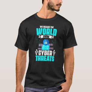 T-shirt Sécurisez votre ordinateur contre les menaces cybe