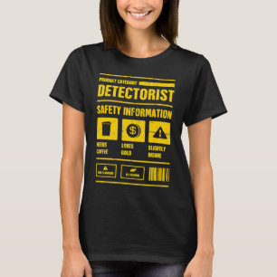 T-shirt Sécurité Chasse au trésor et détection des métaux