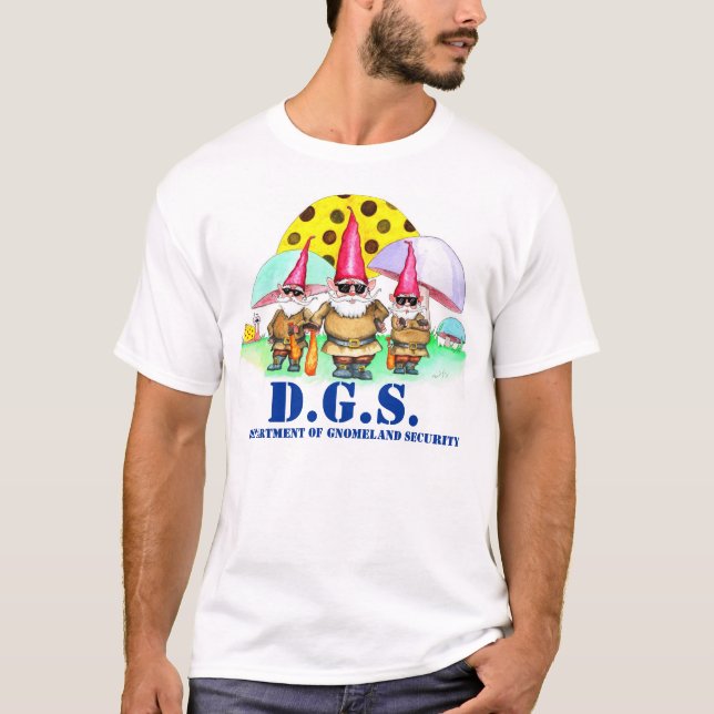 T-shirt Sécurité de Gnomeland (Devant)