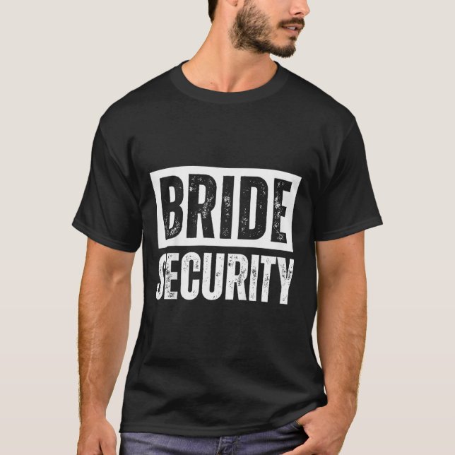 T-shirt Sécurité de la mariée pour enfants (Devant)