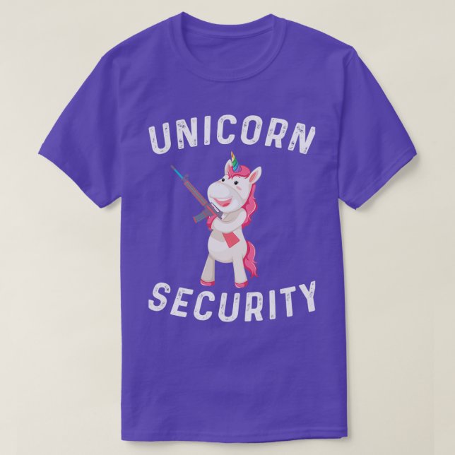 T-shirt Sécurité de la Unicorne essentielle (Design devant)