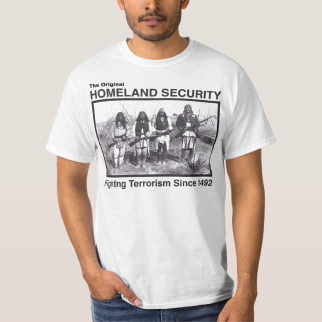 T-shirt sécurité de patrie drôle (Devant)