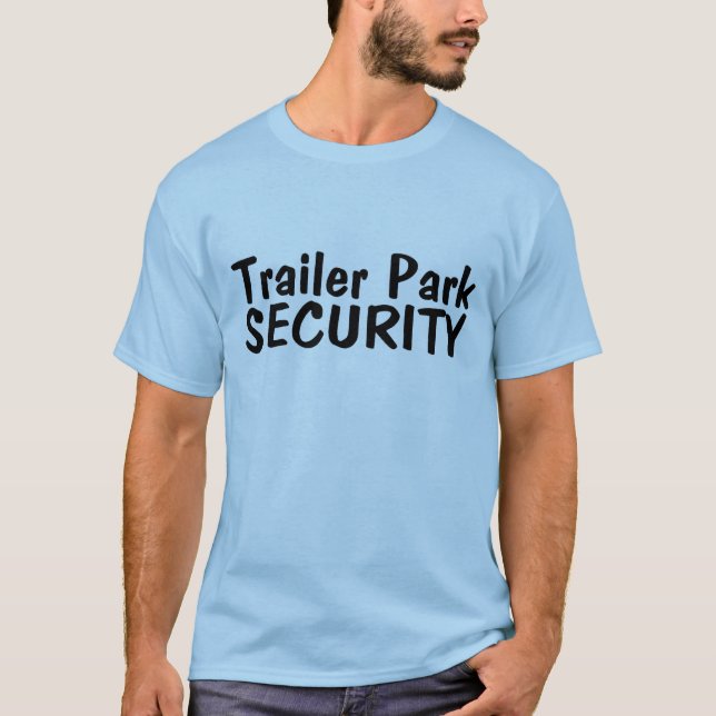 T-shirt Sécurité de terrain de caravaning (Devant)