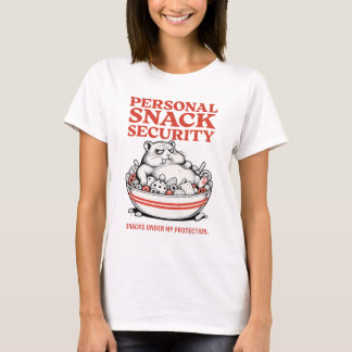 T-shirt Sécurité des collations personnelles – Drôle