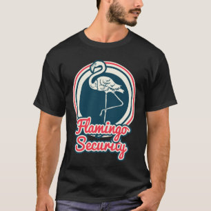 T-shirt Sécurité du Flamant rose Uniform Combat Retro 