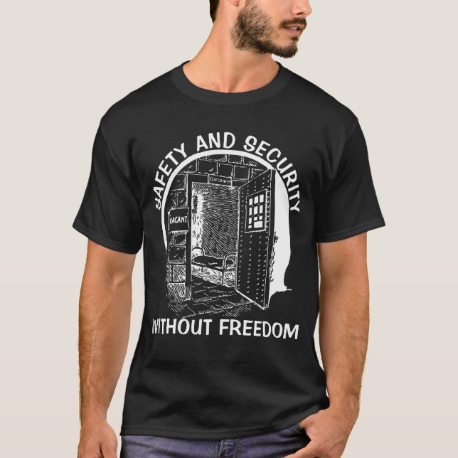 T-shirt Sécurité et sûreté (noir) (Devant)