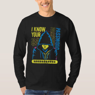 T-shirt Sécurité informatique Pirate informatique Je c