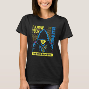 T-shirt Sécurité informatique Pirate informatique Je c