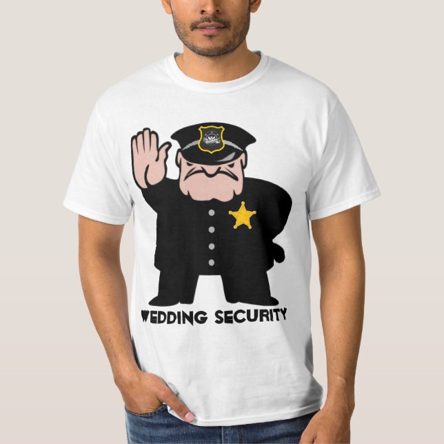 T-shirt Sécurité mariage (Devant)