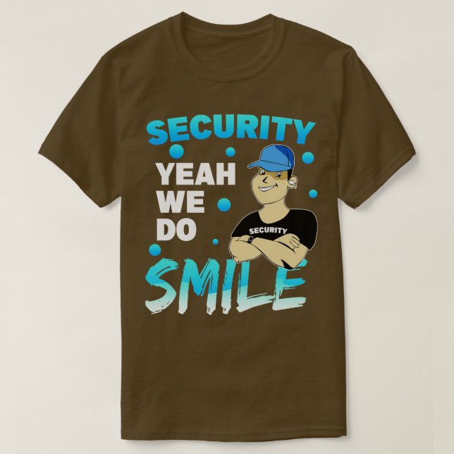 T-shirt Sécurité Oui Nous Sourions (Design devant)