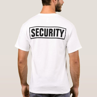 T-shirt Sécurité personnalisée