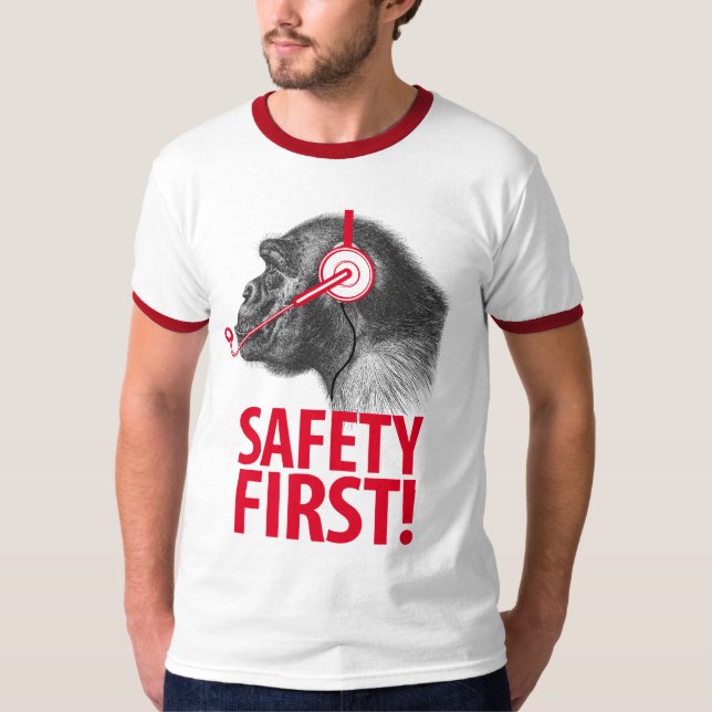 T-shirt Sécurité première ! (Devant)