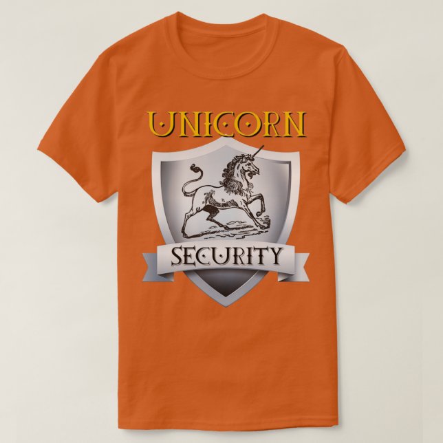 T-shirt Sécurité Unicorn (Design devant)