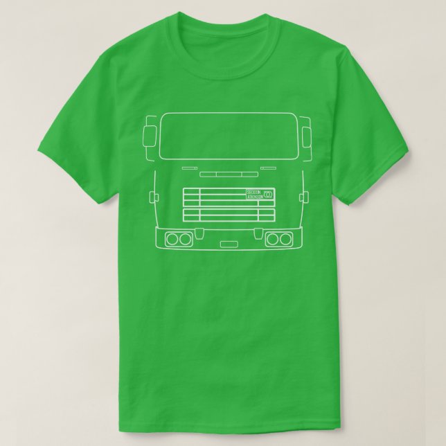T-shirt Seddon Atkinson 400 classique camionnette contour  (Design devant)