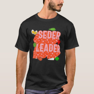 T-shirt Seder Leader Joyeux Vacances Restauration Rapide P