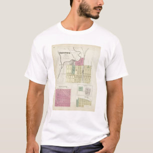 T-shirt Sedgwick, ville de Jewell, Omio, Salem, le Kansas