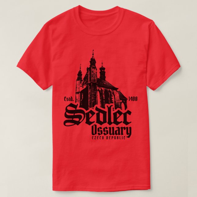 T-shirt Sedlec Ossuary (Design devant)