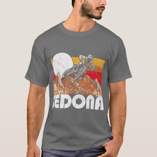 T-shirt Sedona Arizona Mountain Vélo Vintage Retro 80s