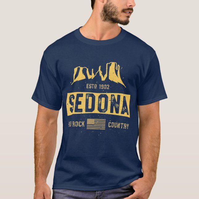T-shirt Sedona Arizona Randonnée cadeau Red Rock Country (Devant)
