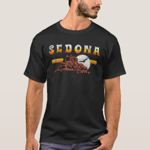 T-shirt Sedona Arizona Vintage troublé Bell Rock Randonn