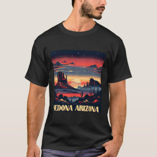 T-shirt Sedona Az Randonnée Extérieur Montagne Sedona Usa
