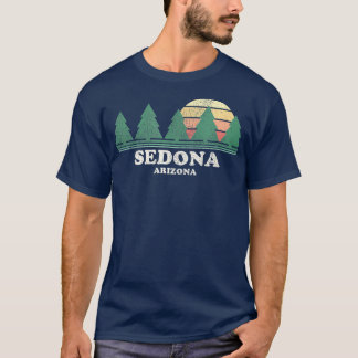 T-shirt Sedona AZ Vintage Throwback Tee Retro les années 7