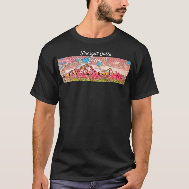 T-shirt Sedona Skyline Arizona Red Rocks Lover Premium  (Devant)