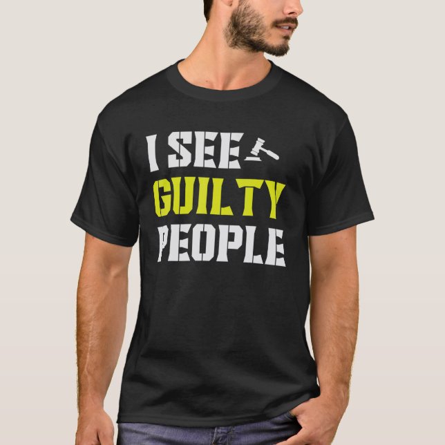 T-shirt See Guilty People Correctional Officer (Devant)
