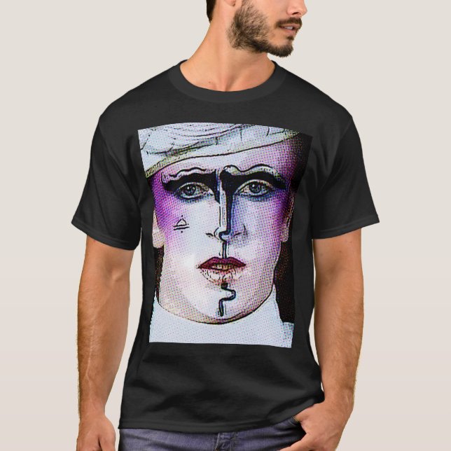 T-shirt S'effacer en gris (Devant)