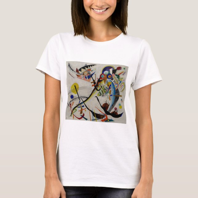 T-shirt Segment bleu Kandinsky (Devant)