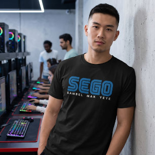 T-shirt SEGO Sambel Mak Yeye - Jeu de logo de marque parod