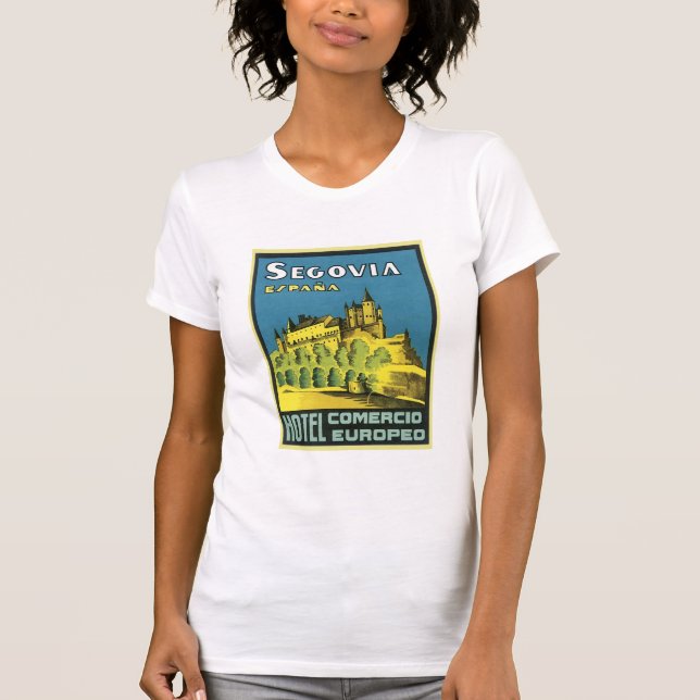 T-shirt Segovia Espana Hotel Comercio Europeo (Devant)