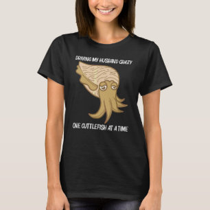 T-shirt Seiche pour femmes maman créature marine animal