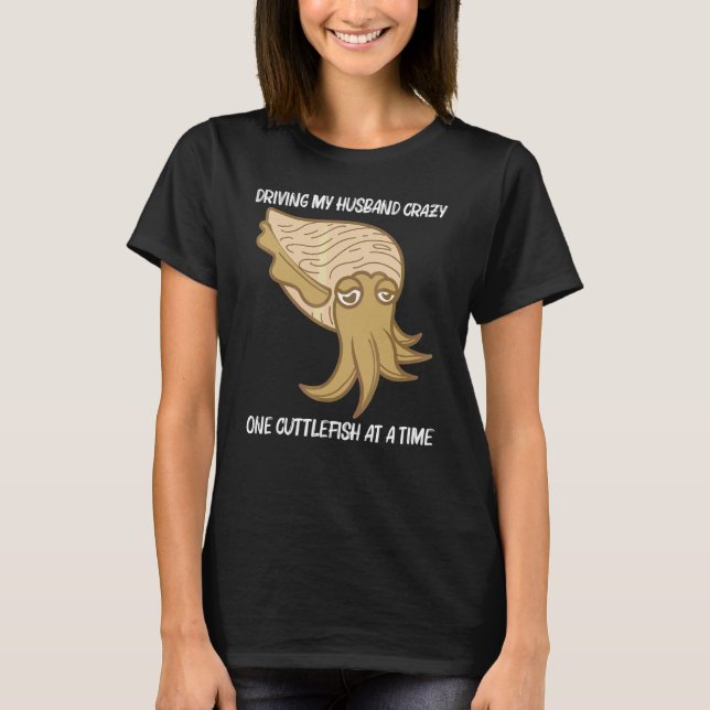 T-shirt Seiche pour femmes maman créature marine animal (Devant)