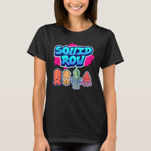 T-shirt Seiche rangée Pieuvre Seiche calmar