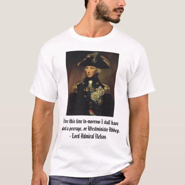 T-shirt Seigneur amiral Nelson (Devant)